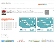 Tablet Screenshot of carte-algerie.com